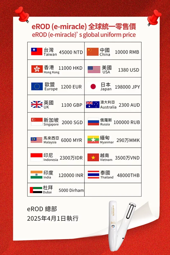 全球价格 繁體 2025 4 1 网站用